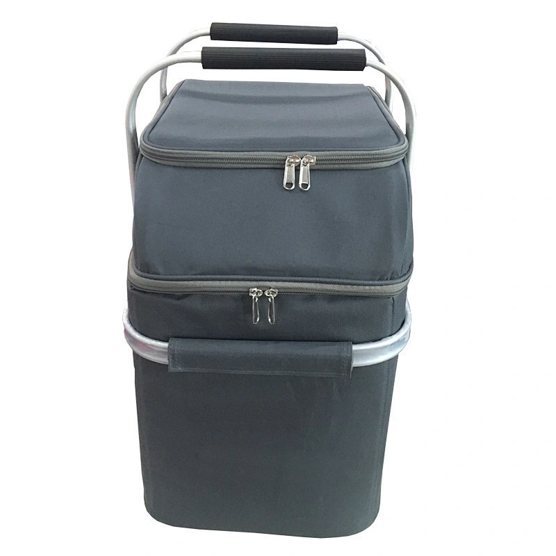 Fold fabric Shopping basket outdoor picnic basket
