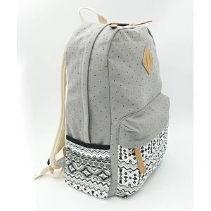 Cotton canvas school backpack