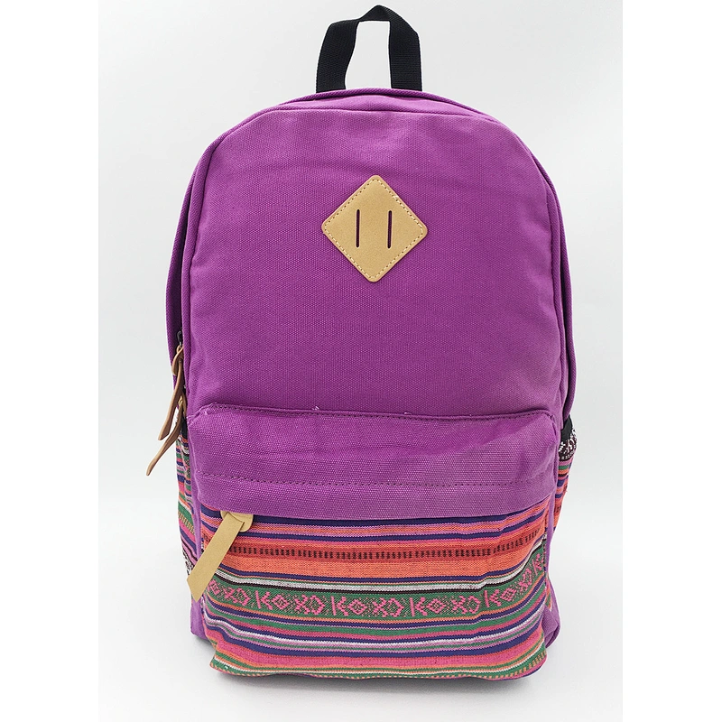 18 inch Cotton canvas school backpack