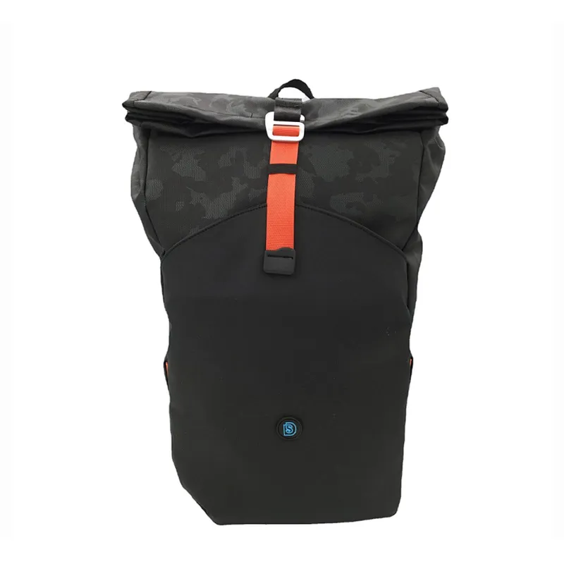 Roll  top backpack with buckle