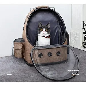 Transparent Space Pet Backpack Bag for Cat