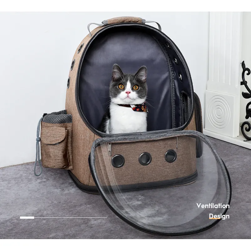 Transparent Space Pet Backpack Bag for Cat