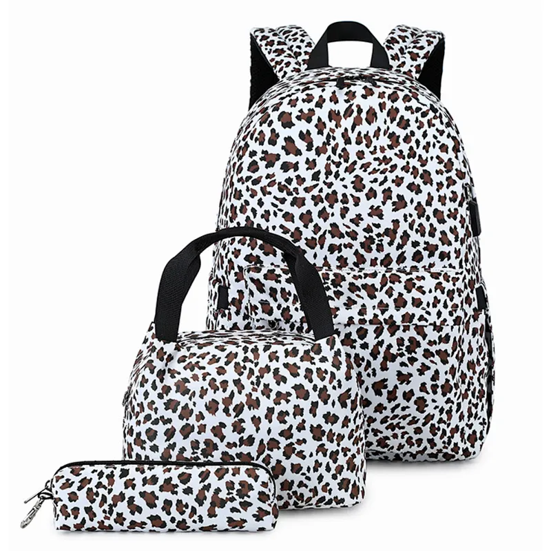 3 in 1 trendy school backpack with USB charger point .