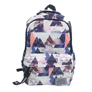 Light weight Leisure printed backpack bag