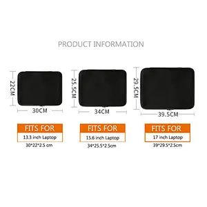 Neoprene& velvet laptop sleeve