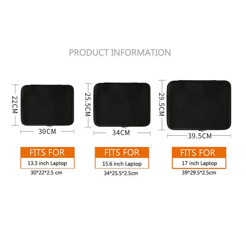 Neoprene& velvet laptop sleeve