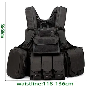 ilitary Tactical Vest Plate Carrier – Molle Style Vest with Pockets & Pouches