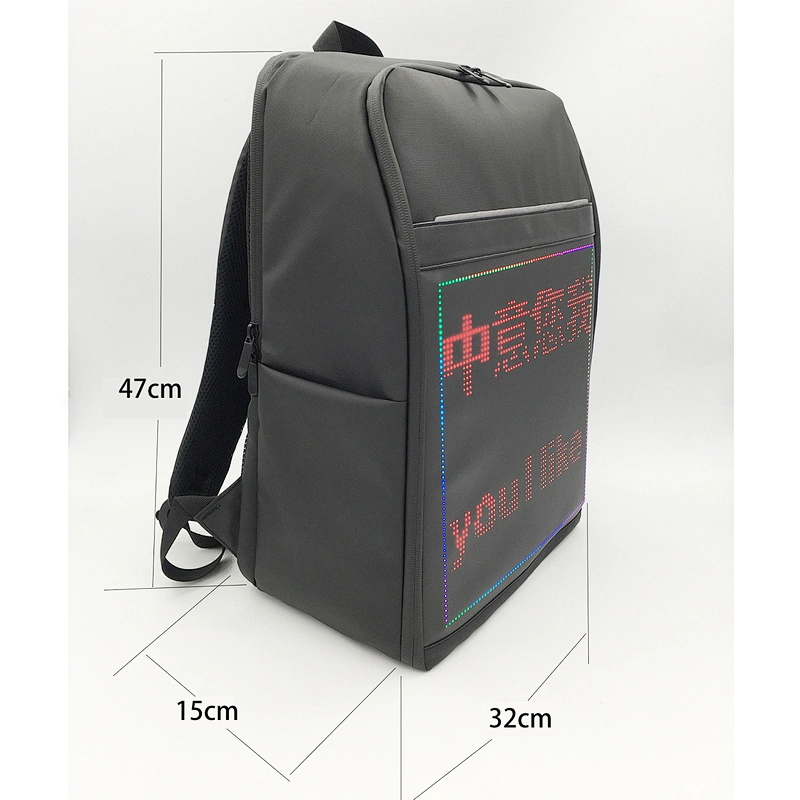 Classic  Led display  backpack laptop bag