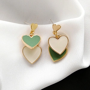 Gold Heart by Heart Earring