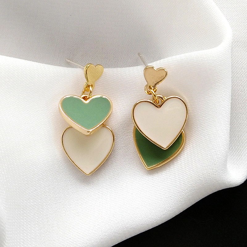 Gold Heart by Heart Earring