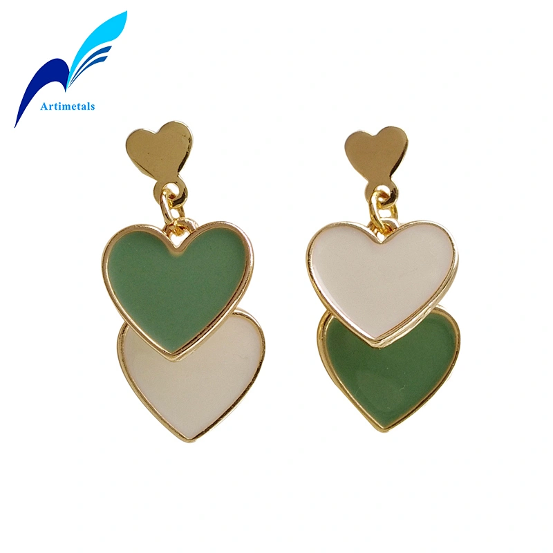 Gold Heart by Heart Earring