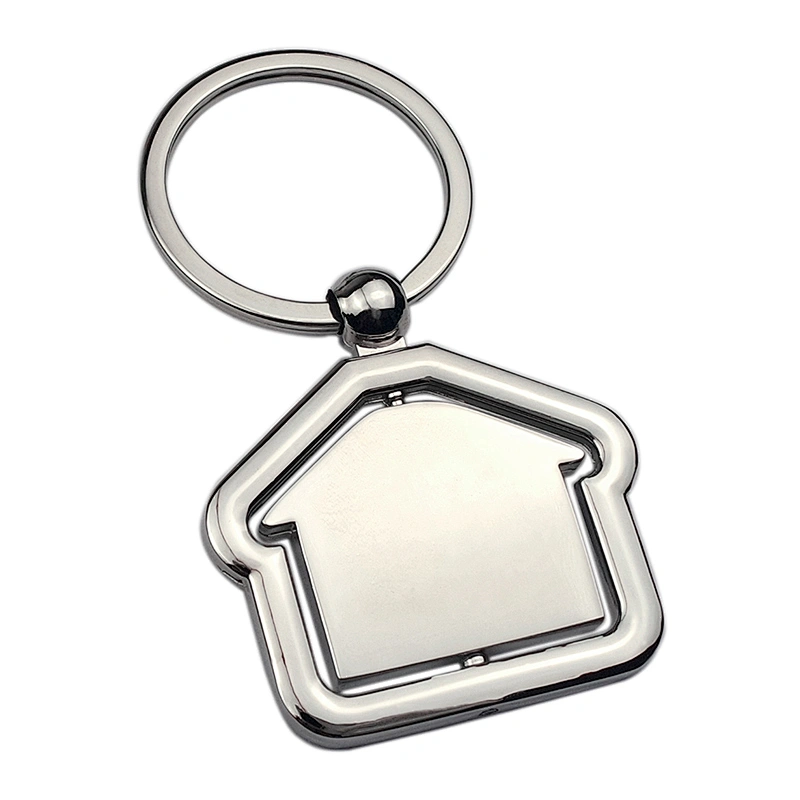 Revolving House Keychain