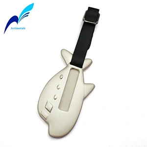 Plane Metal Luggage Tag