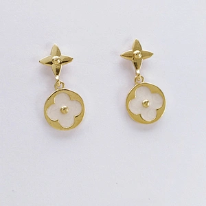 Lucky Gold Clover Earring