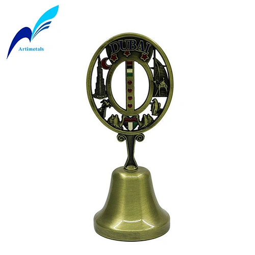 Antique Bronze Dubai Souvenir Dinner Bell