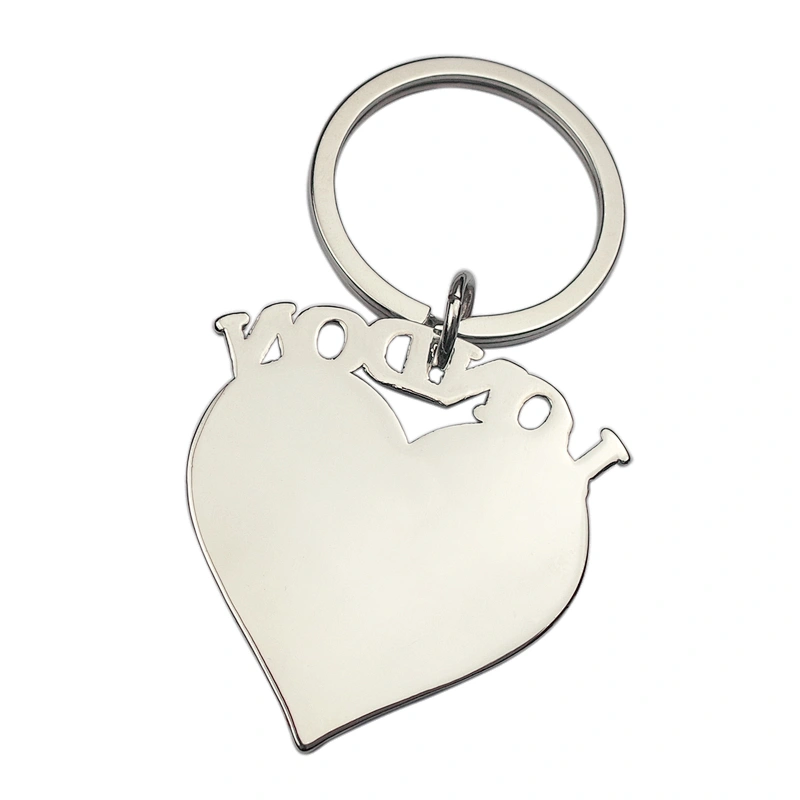LONDON Heart Keychain