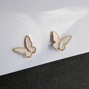 Gold Butterfly Earring