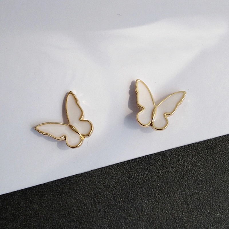 Gold Butterfly Earring
