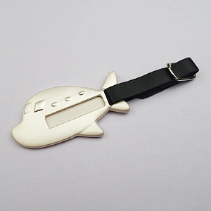 Plane Metal Luggage Tag
