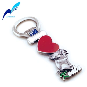 I Love Koala Bottle Opener Fridge Magnet