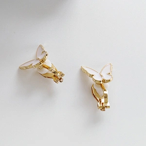 Gold Butterfly Earring