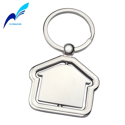 Revolving House Keychain