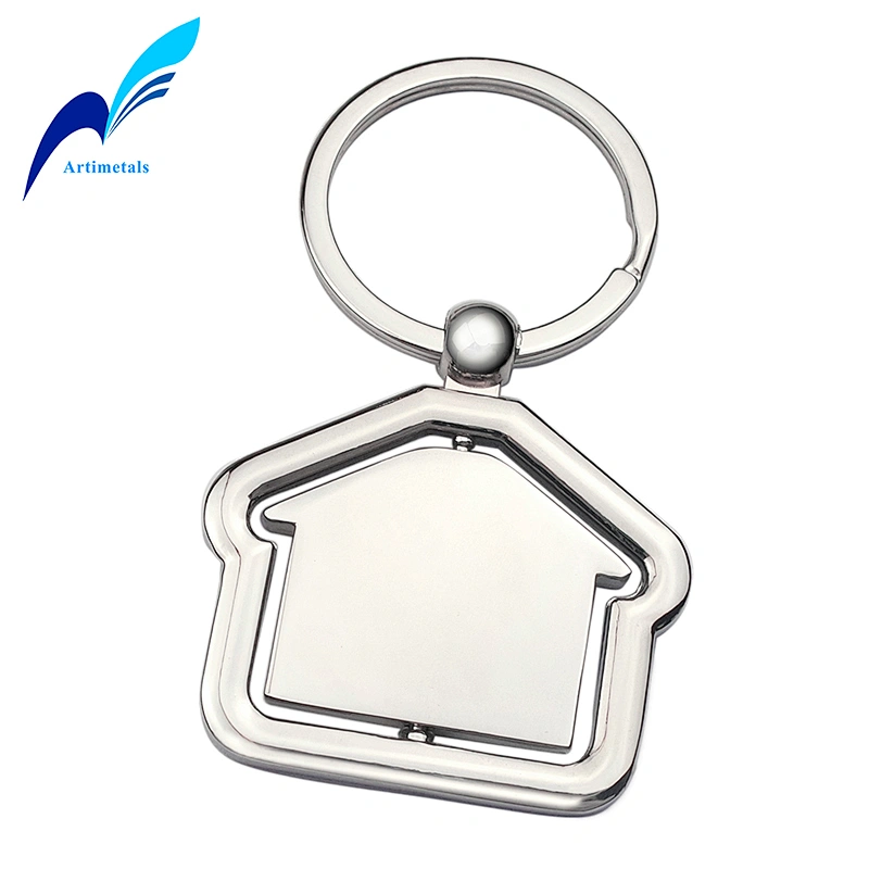 Revolving House Keychain
