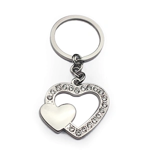 Heart Diamond Keychain
