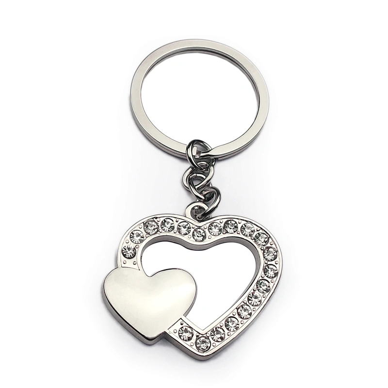 Heart Diamond Keychain