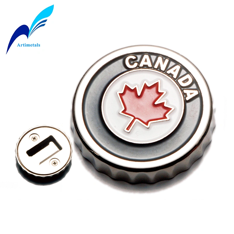 Canada Bottle Cap Shape Bottle Opener