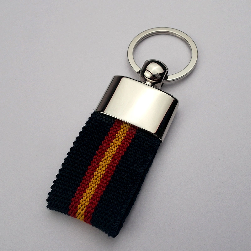 Popular Woven Fabric Keychain