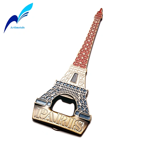 Paris Eiffel Tower Bottle Opener Fridge Magnet