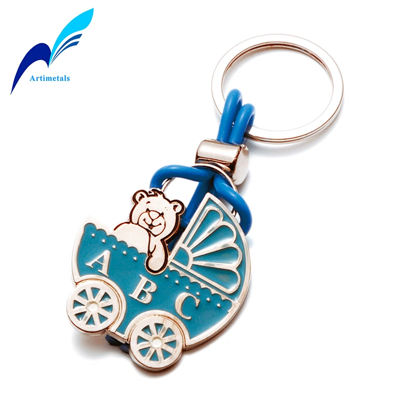 Cute Baby Carriage Keychain