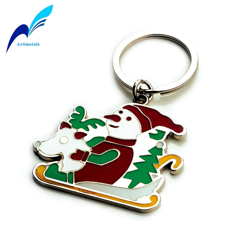 Creative Sleigh Santa Keychain