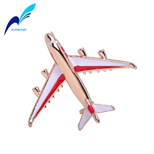 Hotsale Custom  Enamel airplane Lapel Pin
