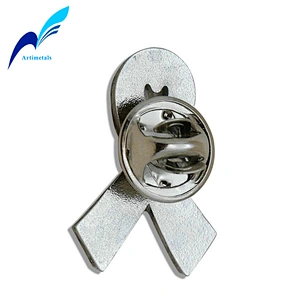 Hotsale Custom Soft Enamel Red Ribbon Lapel Pin