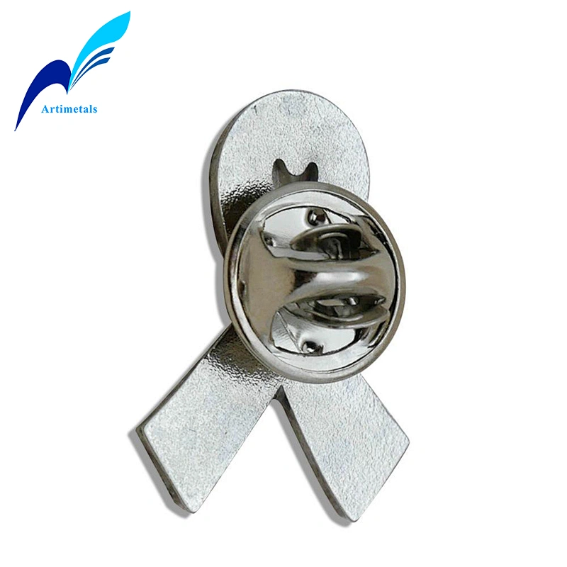 Hotsale Custom Soft Enamel Red Ribbon Lapel Pin