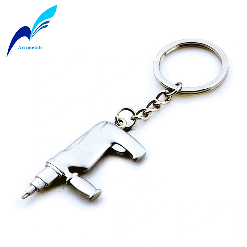 Popular 3D Electric drill Keychain