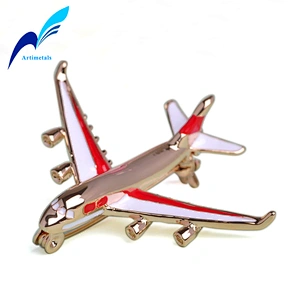 Hotsale Custom  Enamel airplane Lapel Pin
