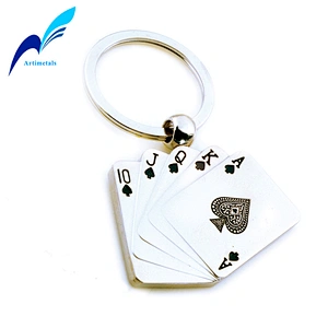 Popular Playing Cards Keychain