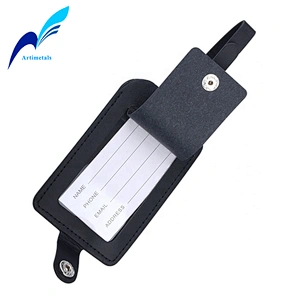 Standard Black Luggage Tag