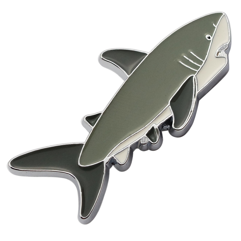 Hotsale Custom  Enamel Shark Lapel Pin