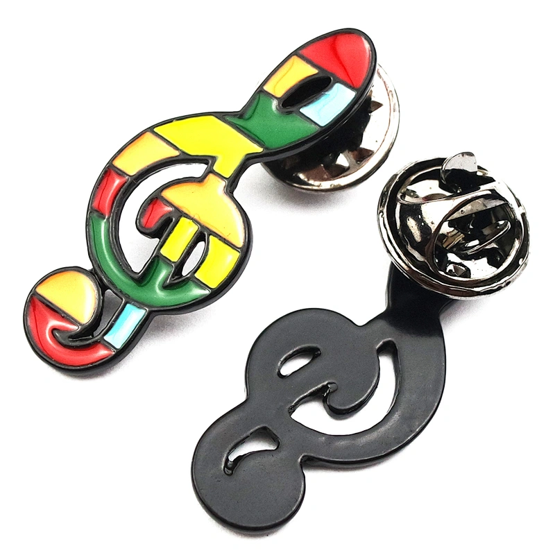 Hotsale Custom  Enamel Music Note Lapel Pin