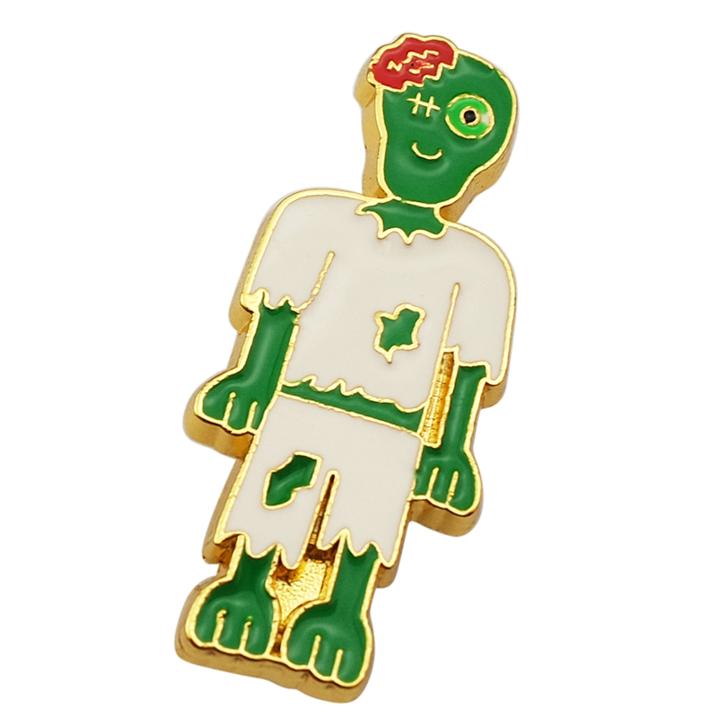 Hotsale Custom  Enamel Zombie Lapel Pin