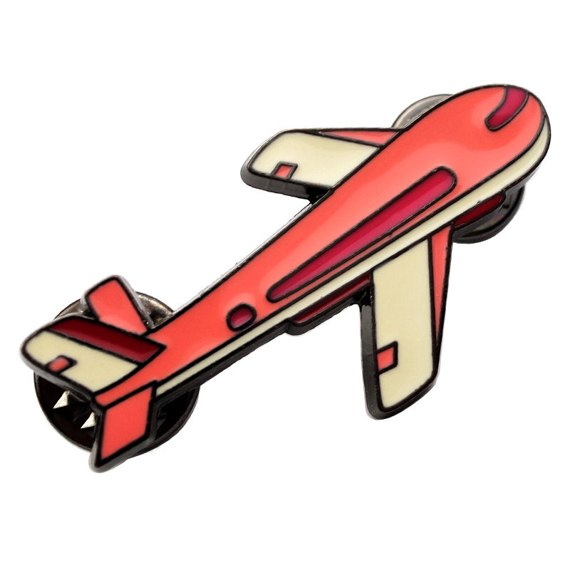 Hotsale Custom  Enamel Plane Lapel Pin