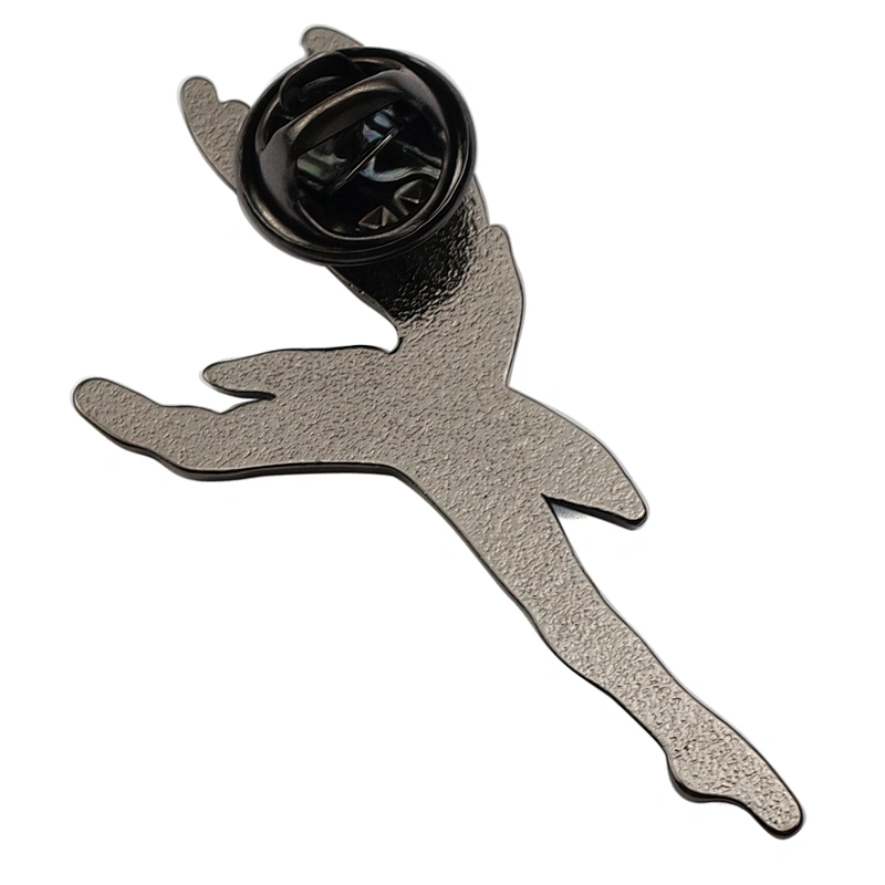 Hotsale Custom  Enamel Black Ballerina Lapel Pin