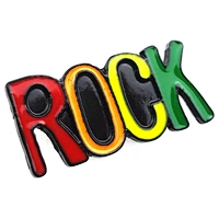 Hotsale Custom  Enamel Rock Lapel Pin