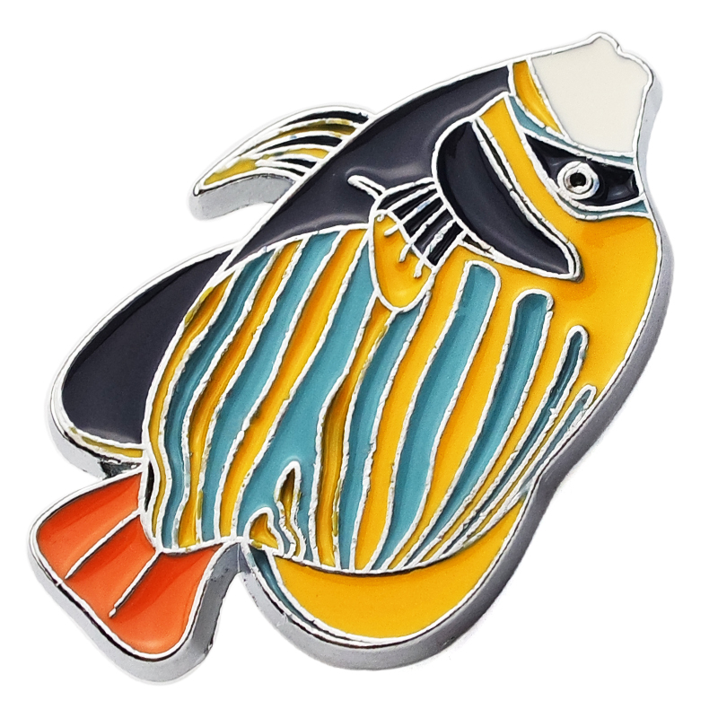 Hotsale Custom  Enamel Animal Marine tropical fish Lapel Pin