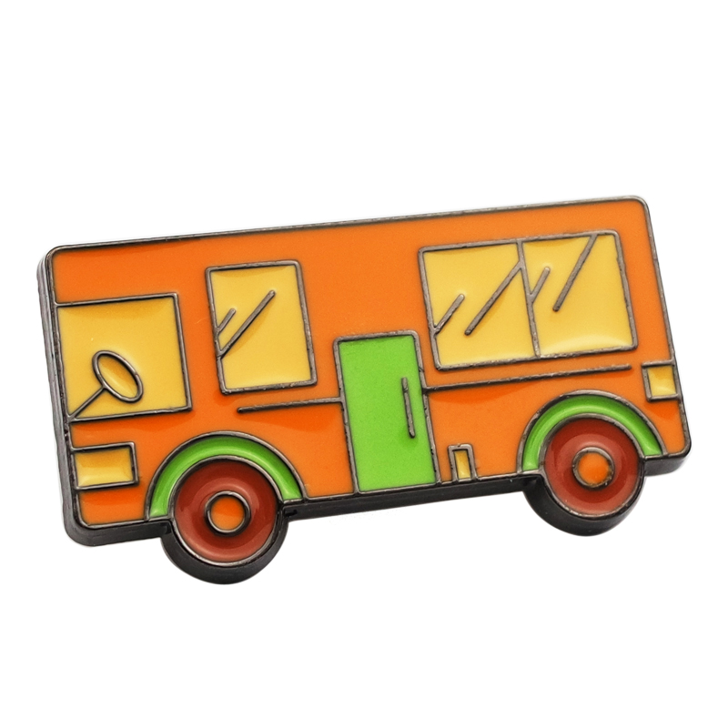 Hotsale Custom  Enamel Bus Lapel Pin