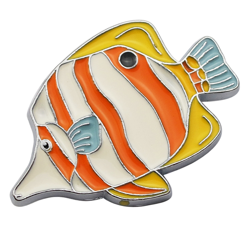 Hotsale Custom  Enamel Animal Marine tropical fish Lapel Pin